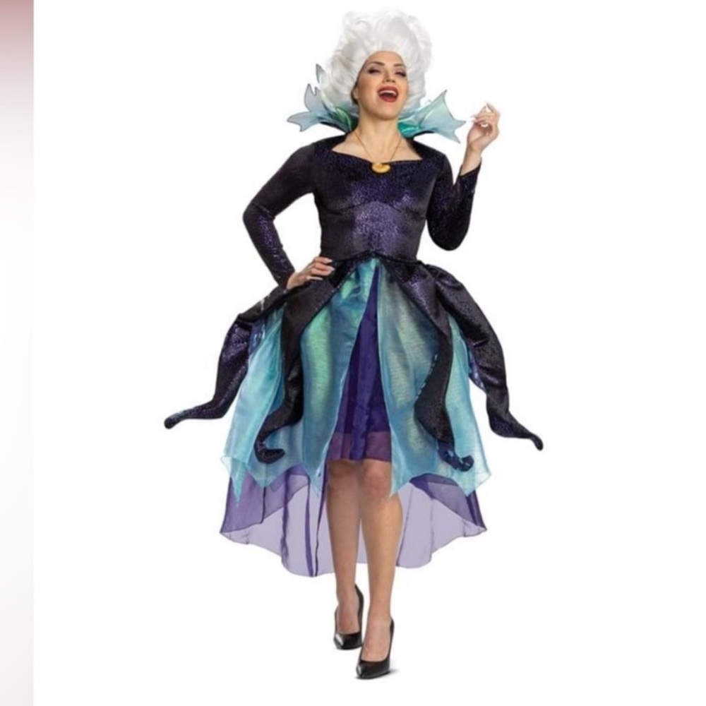 Disney Ursula prestige Costume NEW the little mermaid XL 18-20 Halloween dress